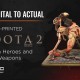From Digital to Actual 3D Printed DOTA 2 Action Heroes and Weapons