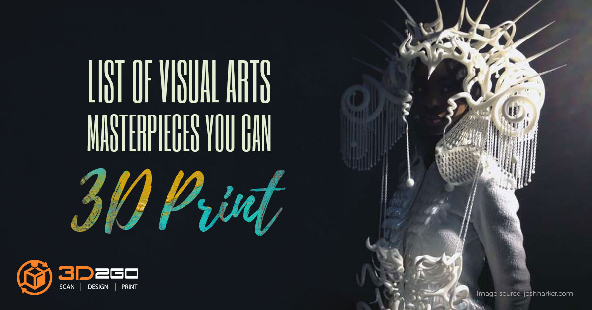 List of Visual Arts Masterpieces you can 3D Print