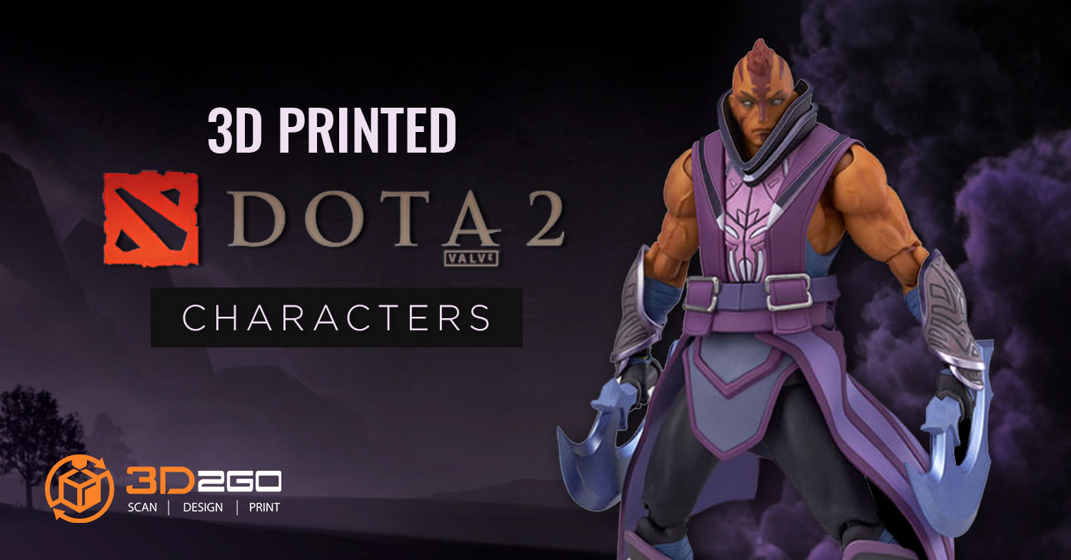 3D Printed DOTA Characters