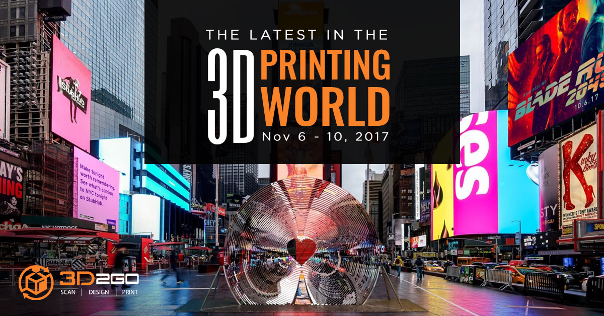 The Latest in 3D Printing World November 6 10