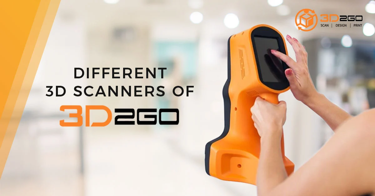 Different 3D scanners of 3D2go