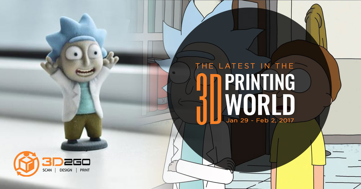 The Latest in 3D Printing World January 29 2