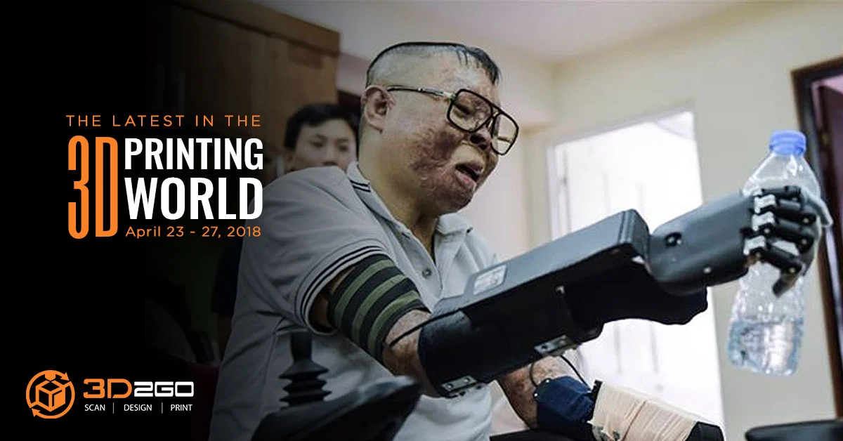 3D printed bionic hand