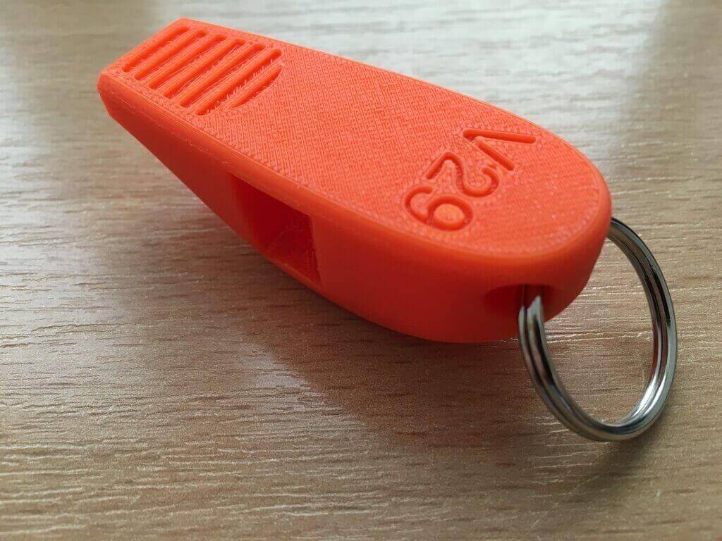 3D printed whistle