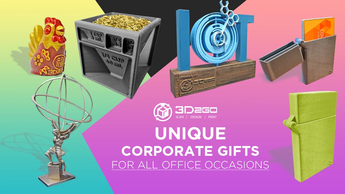 Unique Corporate Gifts For Employee Service Awards 6 3D printed corporate giveaways