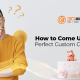 A blog banner by 3D2GO about how to come up with the perfect Custom Cake Toppers