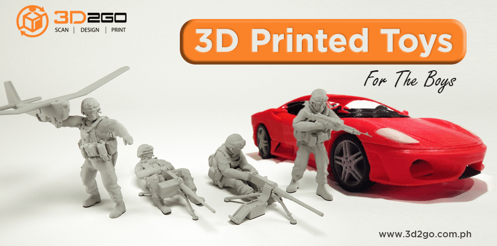 3D Printed Toys For The Boys
