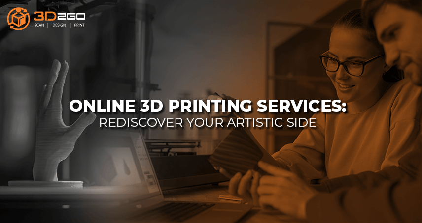 A blog banner by 3D2GO about Online 3D Printing Services