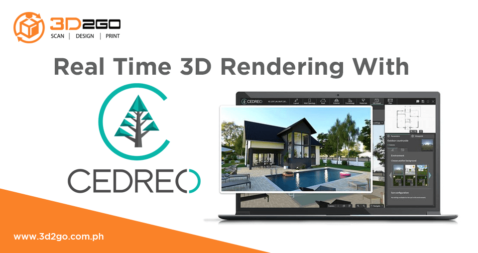 Real Time 3D Rendering With Cedreo