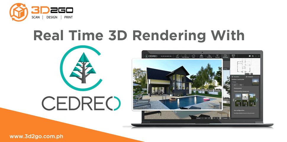 Real Time 3D Rendering With Cedreo