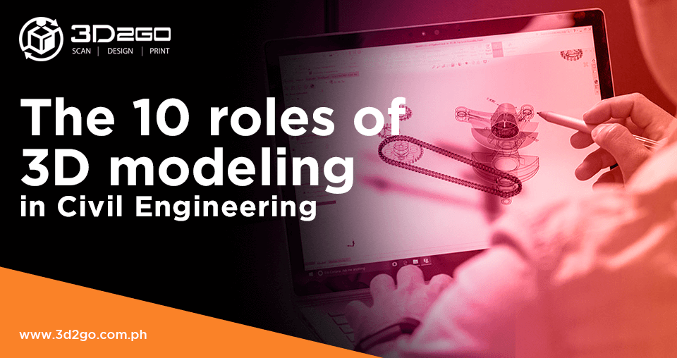 A blog banner for The 10 Roles of 3D Modeling in Civil Engineering