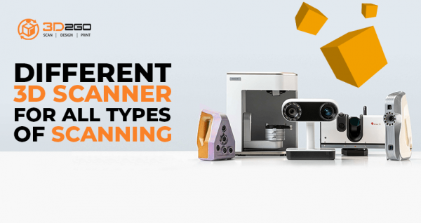 Different 3D Scanner For All Types Of Scanning | 3D2GO Philippines