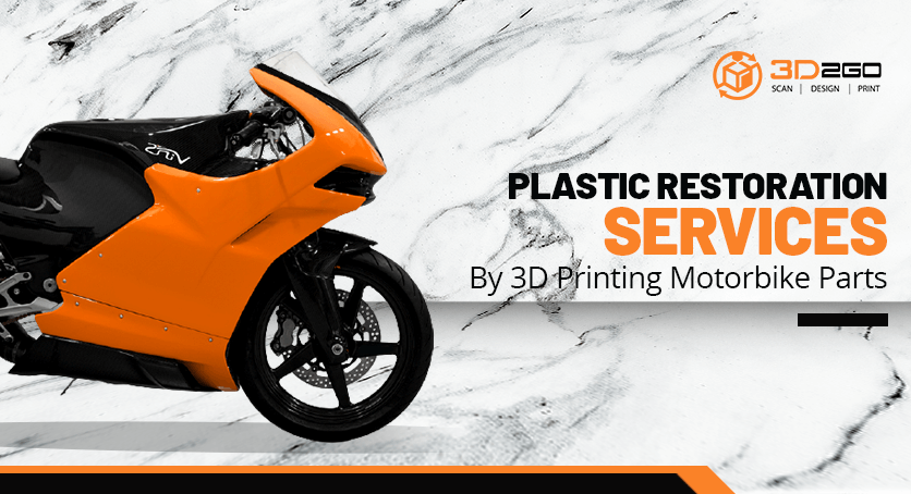 Plastic Restoration Service By 3D Printing Motorbike Parts