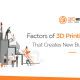 A blog banner by 3D2GO Philippines titled Factors of 3D Printing Services That Creates New Business Models