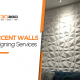 blog banner for Making Accent Walls With 3D Designing Services