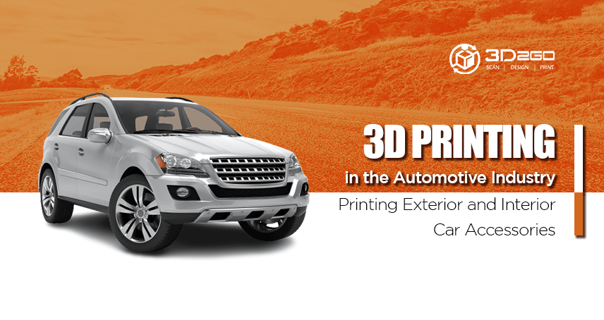 blog banner for 3D Printing in the Automotive Industry – Printing Exterior and Interior Car Accessories