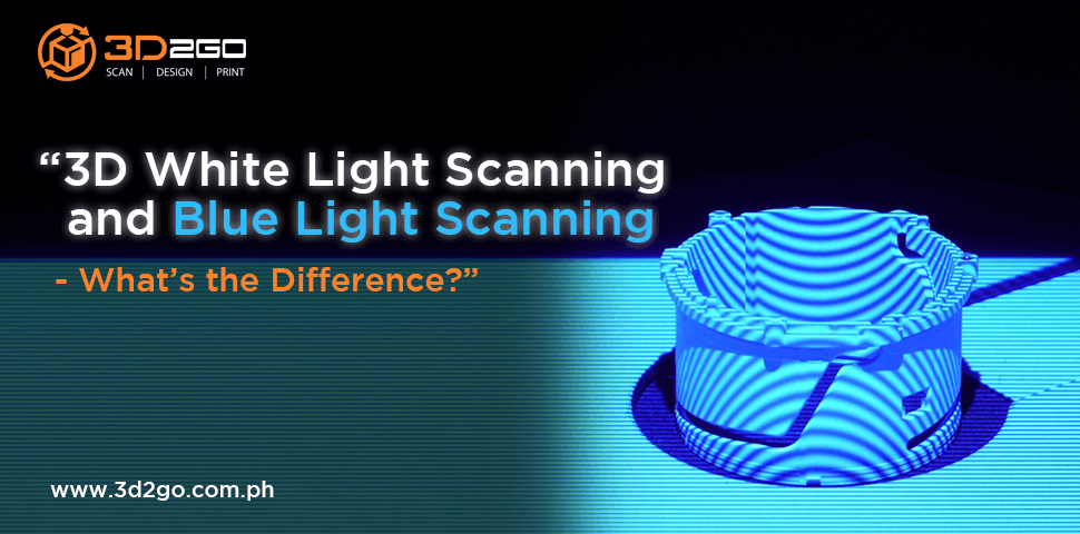 blog banner for 3D White Light Scanning and Blue Light Scanning – What’s the Difference?