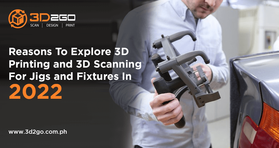 blog banner for Reasons To Explore 3D Printing and 3D Scanning For Jigs and Fixtures In 2022