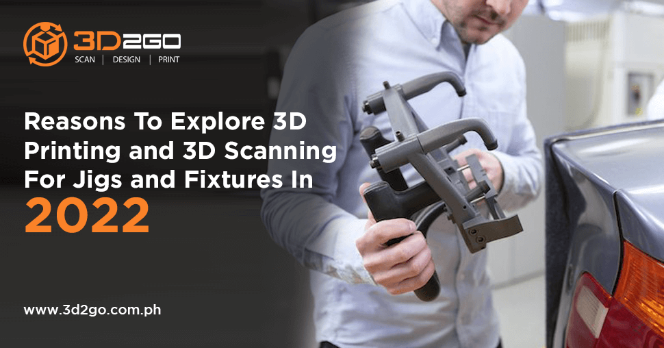 blog banner for Reasons To Explore 3D Printing and 3D Scanning For Jigs and Fixtures In 2022