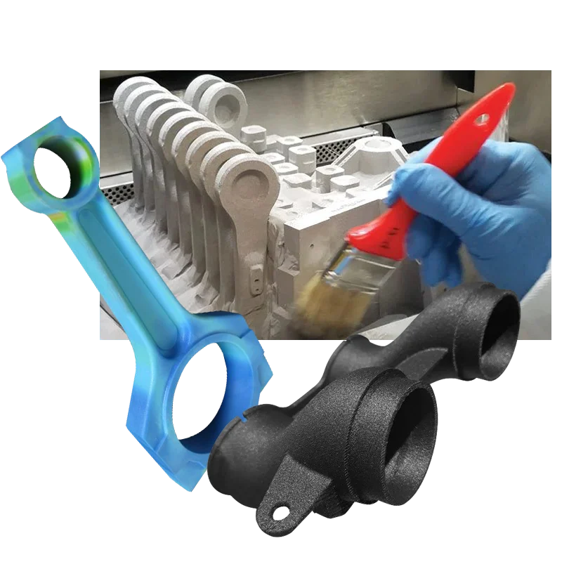 Powder-based 3D Rapid Prototyping