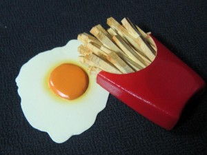 Fries and Egg       
