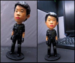 Mini-me bobblehead     