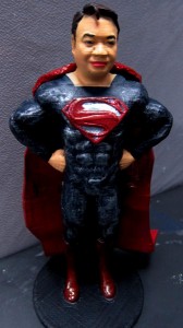 Custom Superman bobblehead           