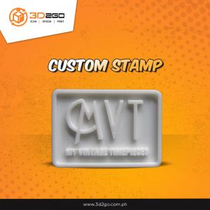 3D printed custom stamp