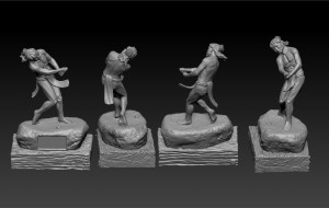 Igorot Sculpture 3D Model     
