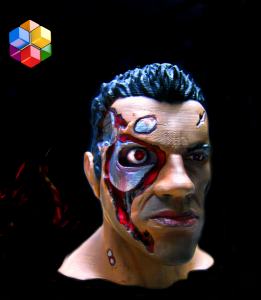 T800 Cyborg bust        